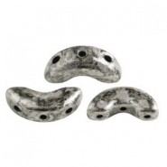 Les perles par Puca® Arcos beads Old silver 23980/81002